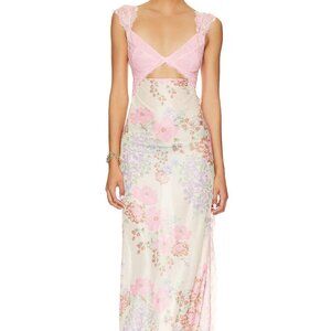 Free People Suddenly Fine Maxi Slip Dress - NWT Size M